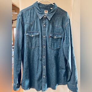 Levi's Blue Denim Shirt